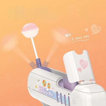 Mini Lollipop Caramelo eyector Amor linda sorpresa Lollipop regalo creativo para los niños 