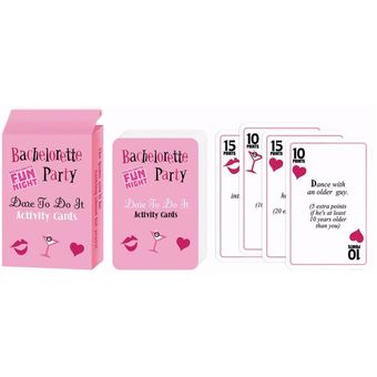 tarjetas de j Tarjetas de juego de despedida de soltera para chicas 