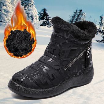 zapatos informales a la moda, Botas de nieve de invierno para Mujer 
