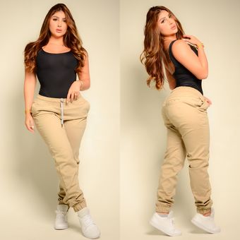 Pantalón Drill Beige - Mujer | Linio Colombia