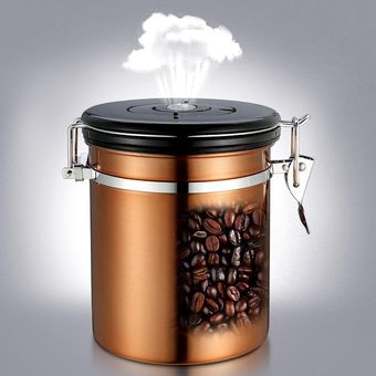 500 g de oro 500 g de oro L-BEANS latas selladas en grano de café con válvula de escape latas selladas de acero inoxidable el té puede ser OEM 
