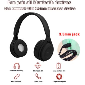 auriculares estéreo con cabl Nuevos auriculares Bluetooth para juegos 
