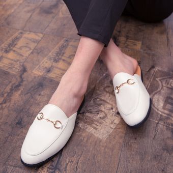 Medias Zapatos Formales Unisex Sandalias Casuales De Gran Tamaño Blanco 