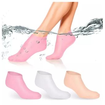 Calcetines hidratantes de gel de 5 dedos para hombres y mujeres para  reparar pies secos, talones agrietados, piel áspera, callos, cutículas