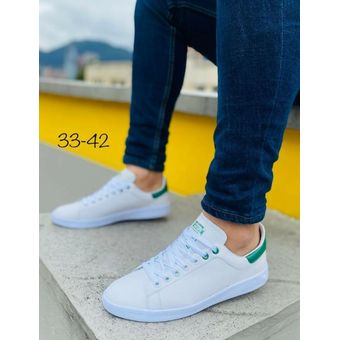 Tenis best sale blancos unisex