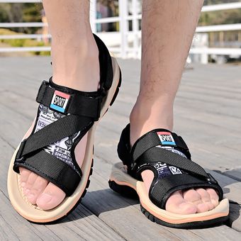 Sandalias para caminar sobre el agua en la playa para hombre de moda 