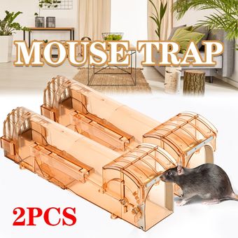 trampa inteligen Trampa para ratones reutilizable jaula para ratas 