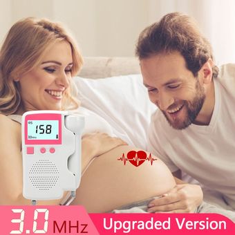 3,0 MHz Ultrasonido Doppler Fetal mejorado esteto Sónar doméstico 