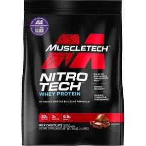 Proteina MuscleTech nitrotech Whey protein 10 libras