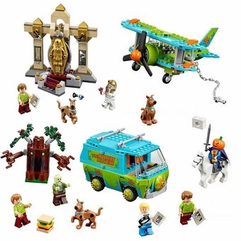10430 y 10429 Scooby Doo Mystery Machine Bus Lepining City bloques de 
