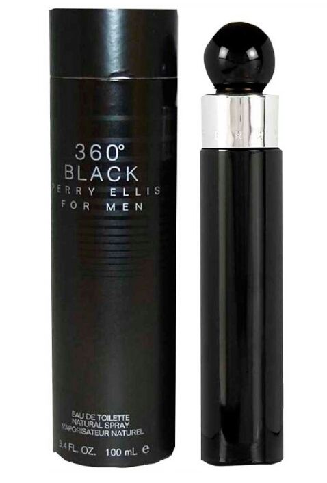 Fragancia para Caballero Perry Ellis 360° Black 100 ml Edt Spray.