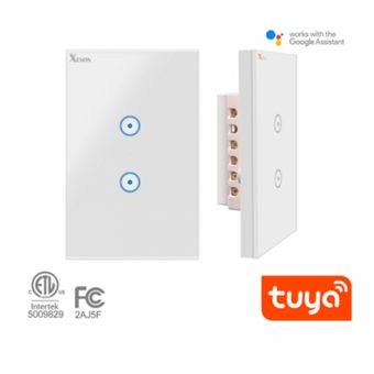 Apagador Inteligente WiFi Doble - Tuya Smart Colombia