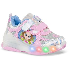 Tenis patines con luces Xixi Rosa-Pla para niña Los Gomosos