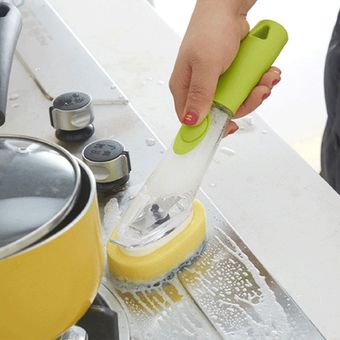 Diseño de mango largo Lavado de platos Lavado de ollas de aceite antiadherente puede limpiar cepillo 