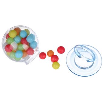 12 Uds caramelo transparente caja para Baby Shower bautismo Favor cr 