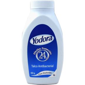 Polvos Para Pies Talco Desodorante Yodora x 60 Gr