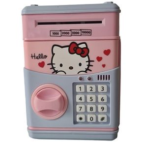 Alcancía Electrónica Hello Kitty Caja Fuerte Con Clave Billetesmonedas