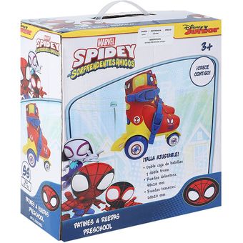 Patines de 3 Ruedas Niños Spider-Man Talla 27-30