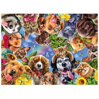 Puzzle Selfie de Animales 500 Piezas 