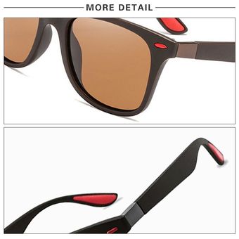 Design Square Ladies Polarizing Sunglasses Uv400 Men Glasses 
