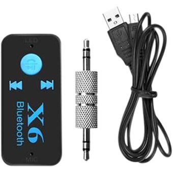 Manos Libres Bluetooth X6 3.5mm Jack Inalámbrico Kit Carro