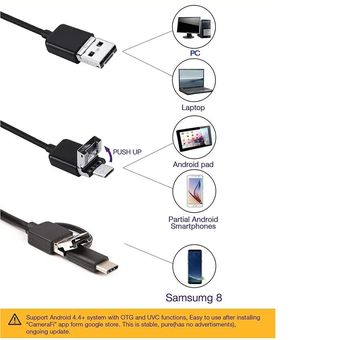 Camara Endoscopio Para Teléfonos Android 2 M