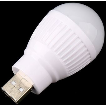 Bombilla de la lámpara de luz LED portátil Mini USB para el ordenador portátil de lectura de PC de escritorio 