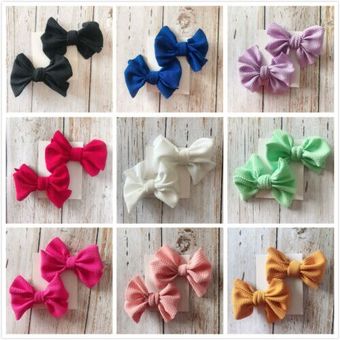 2 uds.De pinzas para el pelo para bebé y niña,cinta de laz 