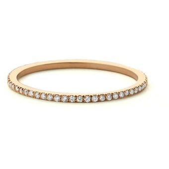 Zn Diamantes Completos Joyas Femeninas Micro-cama Cubo De De 