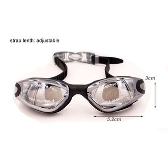 B42003 impermeables tamaño libre diseño con recubrimiento de espejo Gafas de natación unisex antiniebla para adultos 