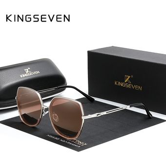 KINGSEVEN-gafas sol acero inoxidablelentes sol 