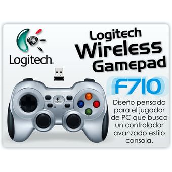 Gamepad joystick inalámbrico Logitech F710 USB PC / Android TV