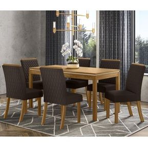 Set comedor mesa con 6 sillas