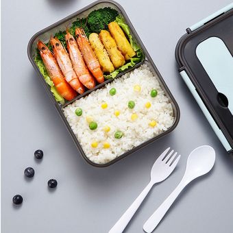 1pc box lunch Viajes Cocina trabajo de un estudiante del bocado Cajas 1500ml 3 color opcional 