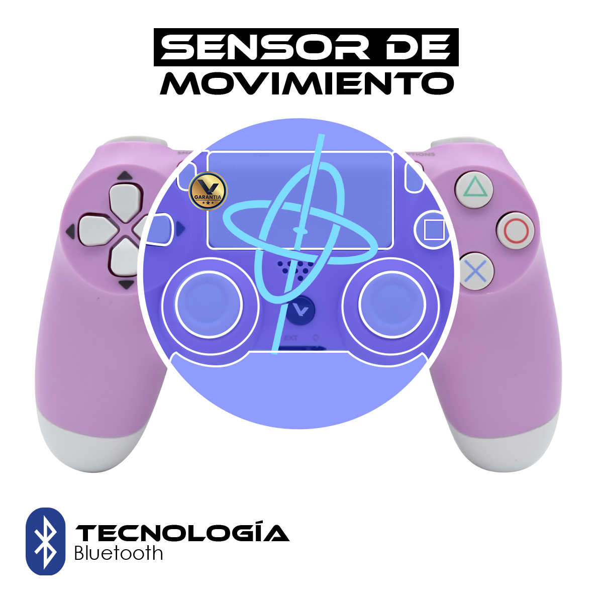 Control Inalambrico Sensor Movimiento compatible con PS4 PC o Android