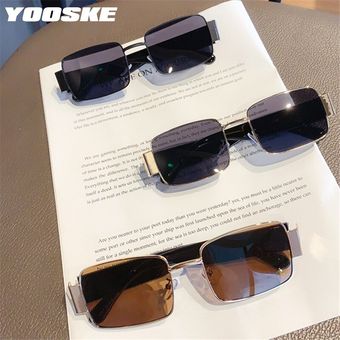 Yooske Vintage Steampunk Gafas de sol marca masculinamujer 