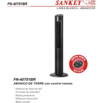 Abanico SANKEY Torre 40T02WR