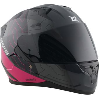 Casco de moto discount rosa