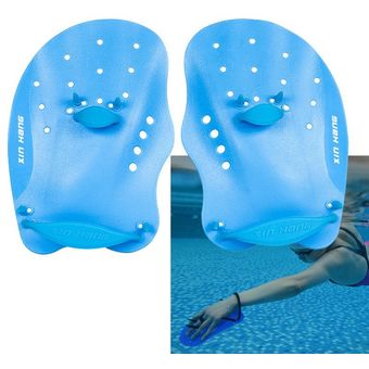 Unisex profesional natación paletas natación esposas práctica corrección utensilios de natación ajustable guantes de mano 