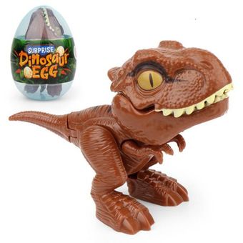 Dedo dinosaurio animado figuras de acción juguetes divertidos Dino Huevos Tricky modelo de juguete 