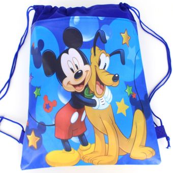 Mochila De tela no tejida de Mickey Mouse de Disney para niños bols 