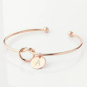Nombre Joyas Femeninas Primera Pulsera De Letras De Aleación 