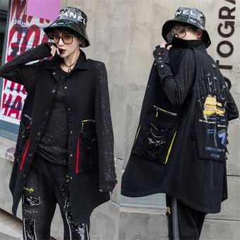 chaqueta de marca de diseño para mujer chaleco largo de algodón pa（#Black） Novedad de 