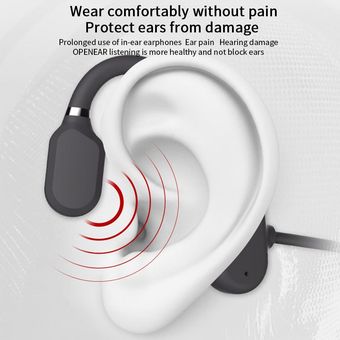 Auriculares de conducción de aire Bluetooth 5.0 Auriculares inalámbric 