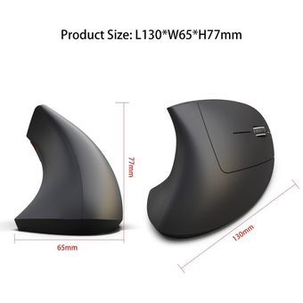 Ratón inalámbrico Vertical y ergonómico para Gaming,Mouse para Gaming con Bluetooth,recargable por USB,KIT de Gamer de oficina para PC,ordenador portátil 