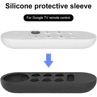 Funda protectora de silicona para mando a distancia para Chromecast con  mando a distancia de Google TV, color azul