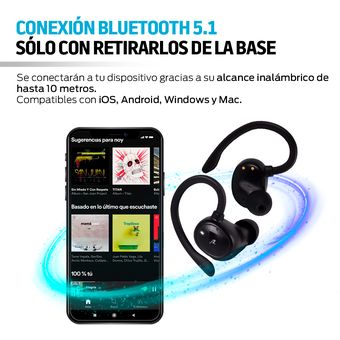 Redlemon Audífonos Inalámbricos Gamer Bluetooth con Luz LED y Base de  Carga, Manos Libres Real Wireless