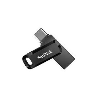 Memoria USB 256 GB Sandisk, Ultra Dual, Tipo-C, USB 3.1, 150MB-S,  Negro-Plata