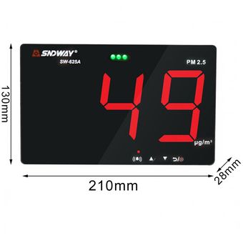 Monitor de calidad de aire portátil de combustible PM2.5 Getector de detector de gas natural 