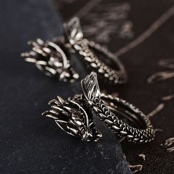Nuevo Color Clásico Ajustable Dragon Ring Joyería De Anillo 